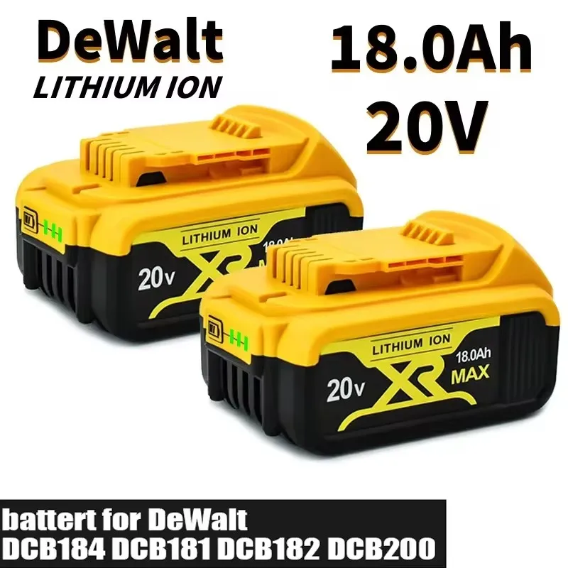 

18650battery Lithium ion 20V 6Ah 8Ah 10Ah 12Ah 18Ah Rechargeable Battery DCB200 Series Power Tool Battery High Capacity Battery