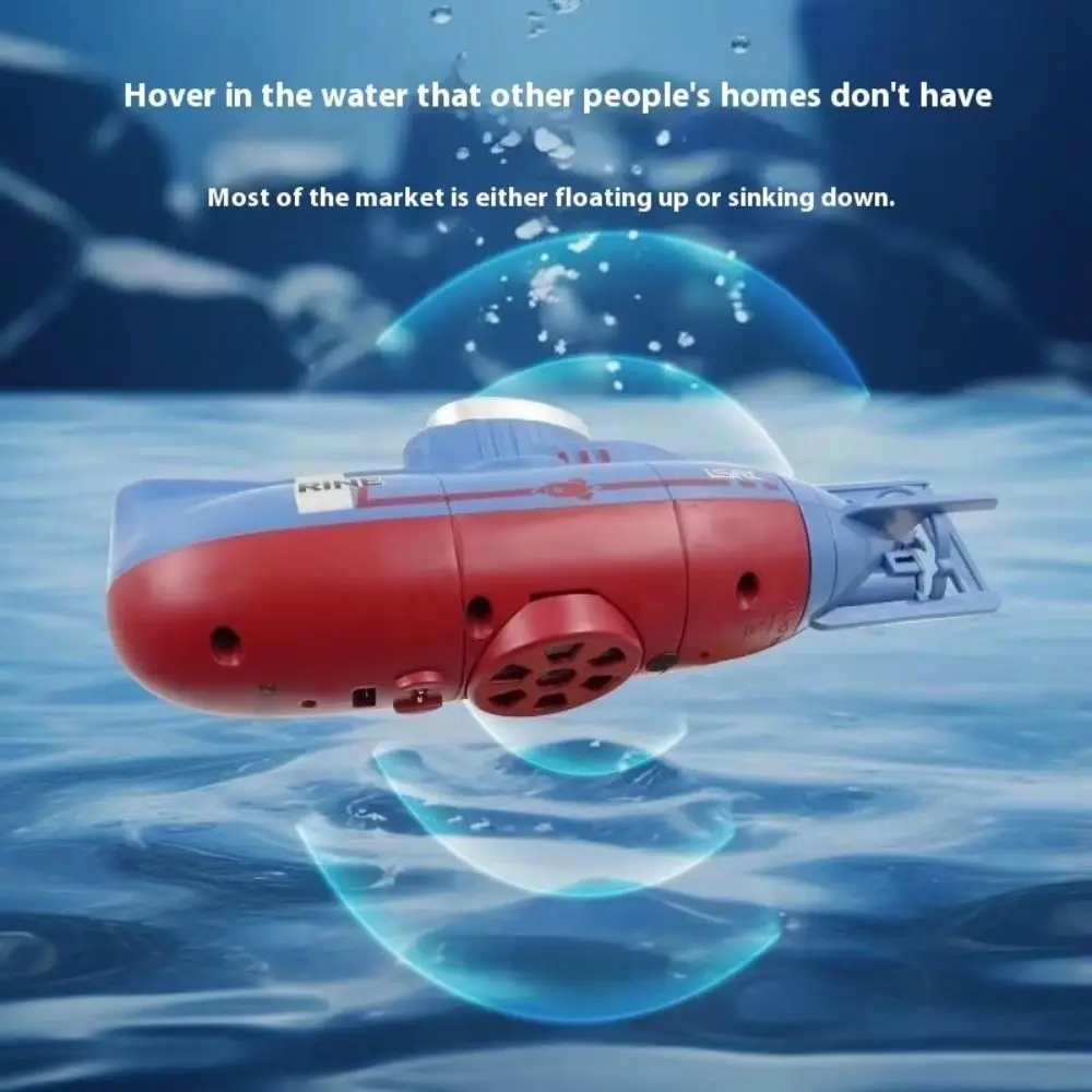 ミニ RC 潜水艦 0.1 メートル/秒速度リモートコントロールボート屋外防水ダイビングおもちゃシミュレーションモデルキッズボーイズガールズ誕生日ギフト