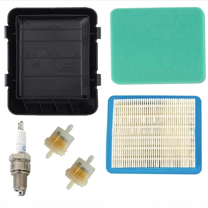 Complete Air Filter Assembly for Honda For GC160 For GCV160 GX100 155x127mm Blue Plastic Engine Protection Kit