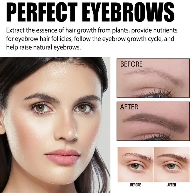 Fast Eyebrow Growth Serum Pen Prevent Eyelash Loss Thicker Fuller Longer Lashes Enhancer Products Nourish Eye Care Makeup Beauty