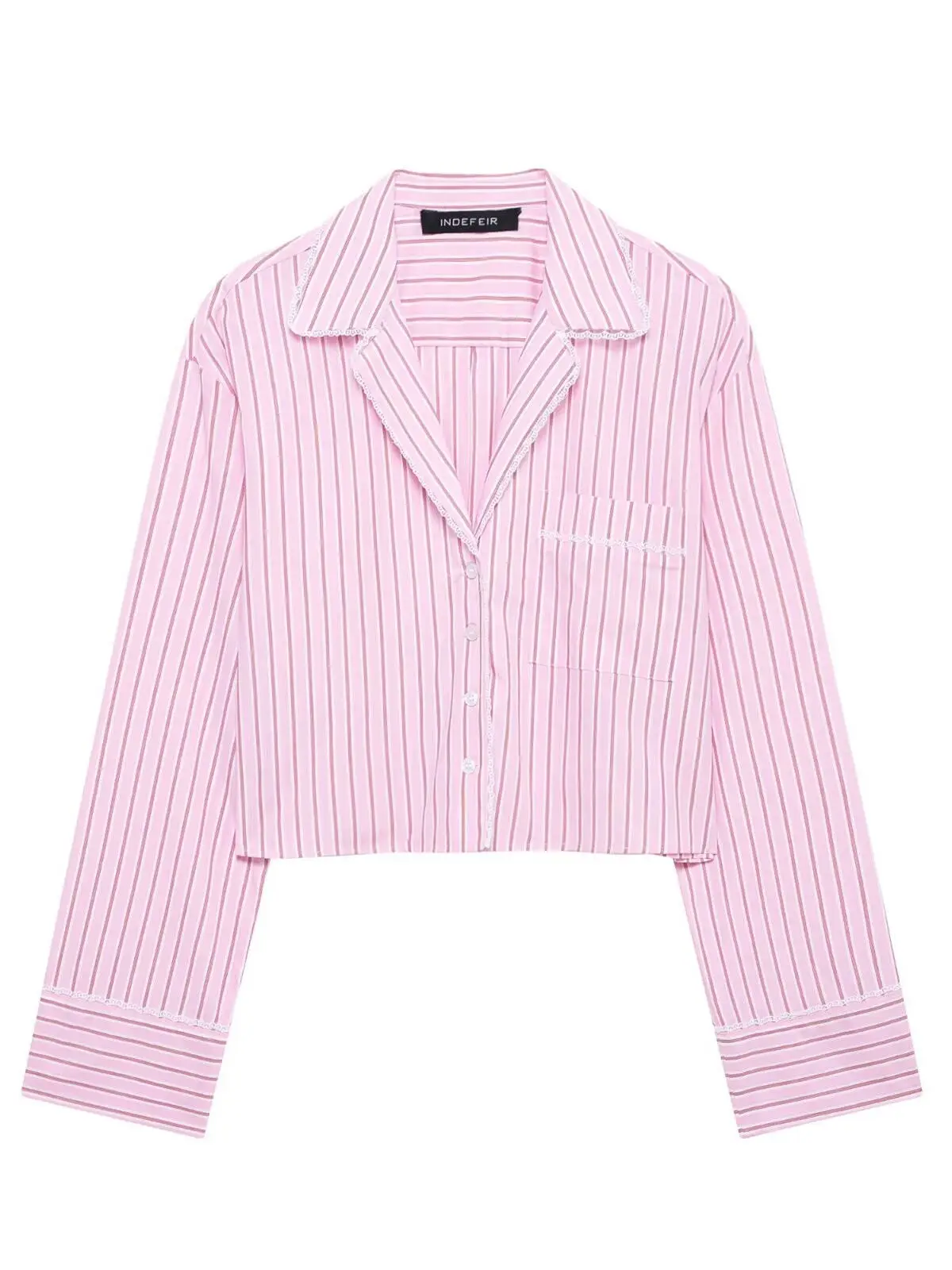 

Classic Stripe Silk irt And Long Pants Women's Spring New Arrival Slim Fit Long Sve Busin Office Commute Wear