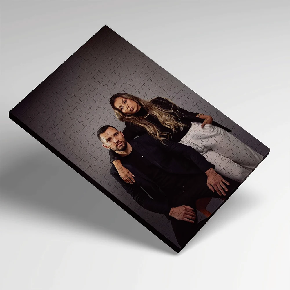 35/300/500/1055pcs Personalized Custom Photo Puzzle Couple Photos Unique Gift For Dad Mom Mother's Day