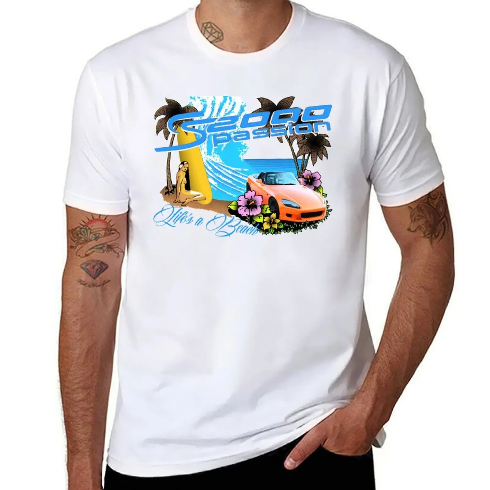

S2000 Beach Passion T-Shirt t shirts for man slim fit t shirt man cotton T-Shirt