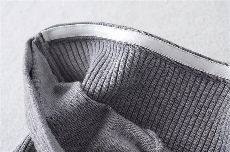 섹시한 백리스 니트 롱 드레스 여성용 민소매 미디 가운 사이드 슬릿과 하이 웨이스트 피쉬테일 디자인으로 정장 행사에 적합