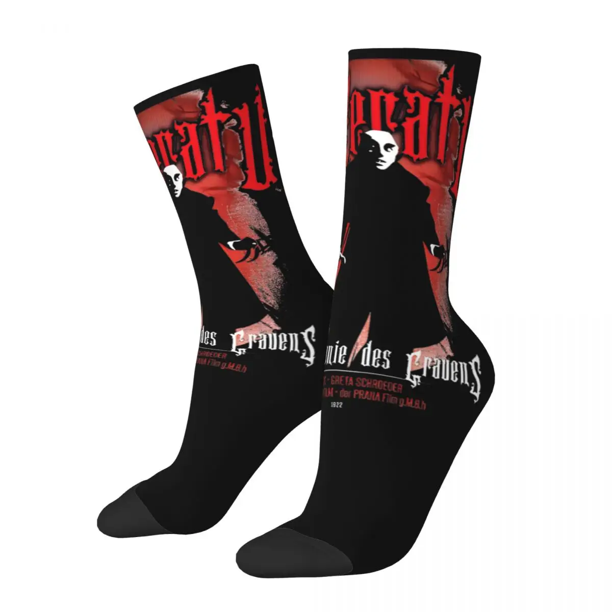 

Nosferatu The Vampire Nosferatu Silent Fillm German Socks for Women Men Merchandise Spring Comfortable Middle Tube Socks