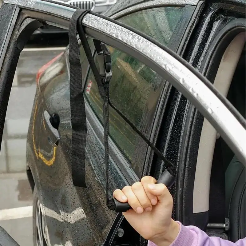 Portable Handle For Car Adjustable Multipurpose Auto Cane Handle Space-Saving Car Door Handle Car Aid Handle For Pregnant Women