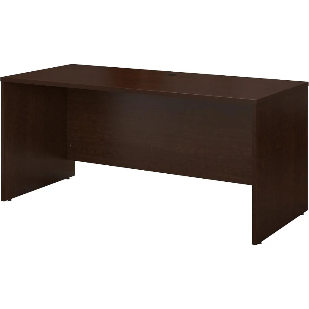 Стол Credenza Series C, Компьютерный стол для дома или профессионального офиса, 60 Вт x 24D, Мокко Вишня