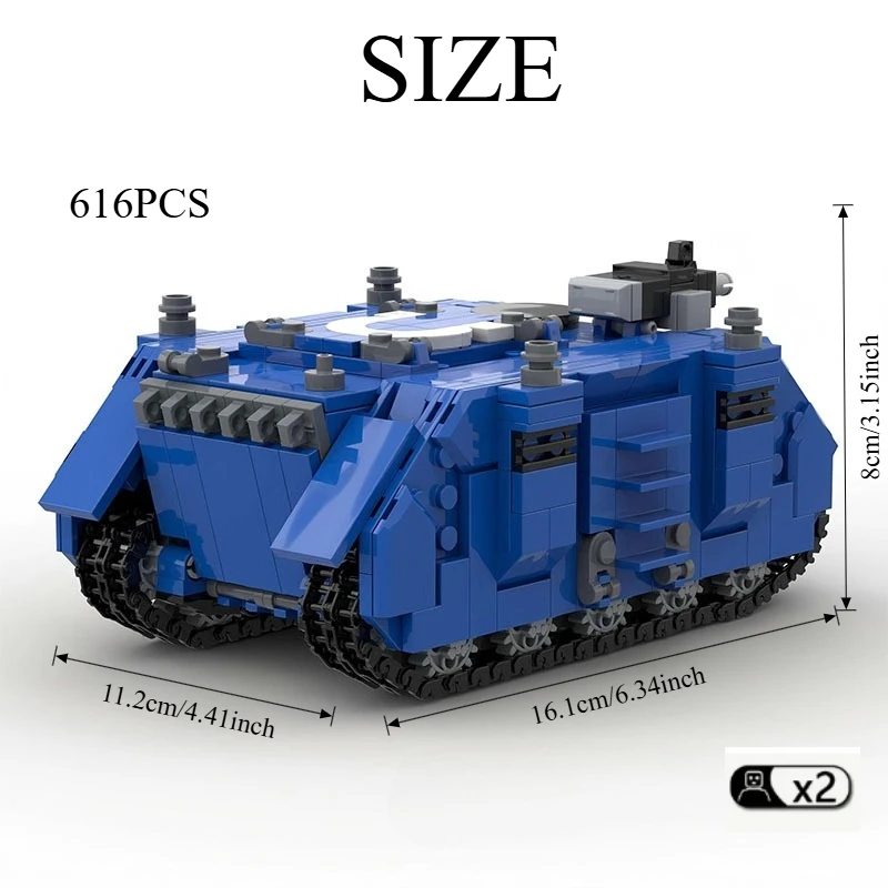 

Комплект для сборки броненосца, 616 шт., военная модель, совместимая с MOC для взрослых коллекционеров, тактический подарок «сделай сам» с руководством