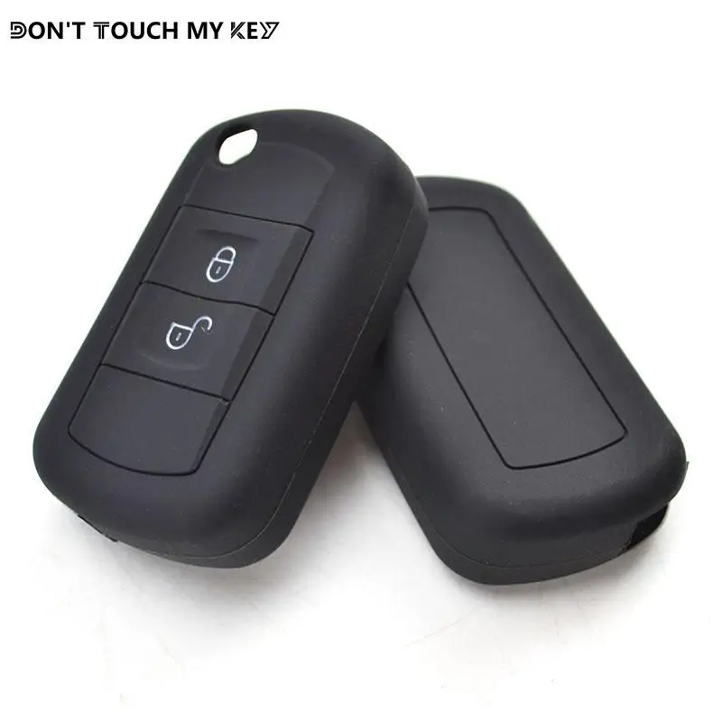 Silicone Key Case Cover For Land Rover LR3 Discovery 3 Range Rover Sport Vouge 2005 - 2010 Keyless Fob Shell Holder Protector