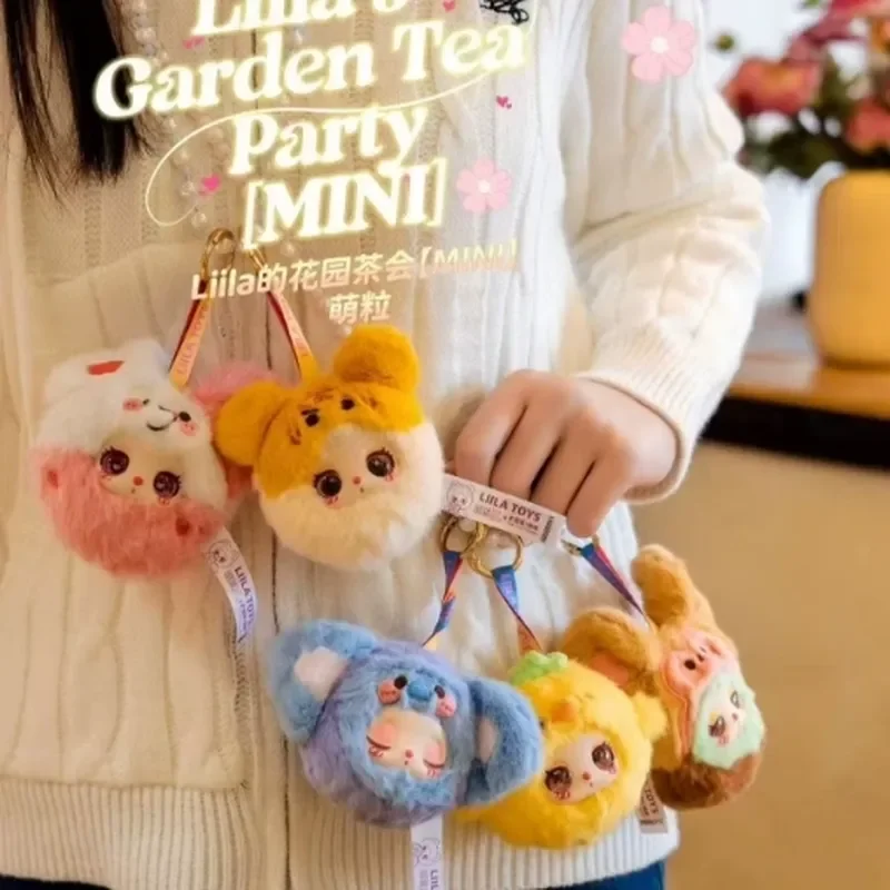 

New Blind Box Mini Liila Garden Tea Party Series Vinyl Figure Plush Toys Dolls Collect Ornament Decor Mystery Box Gifts Pendants