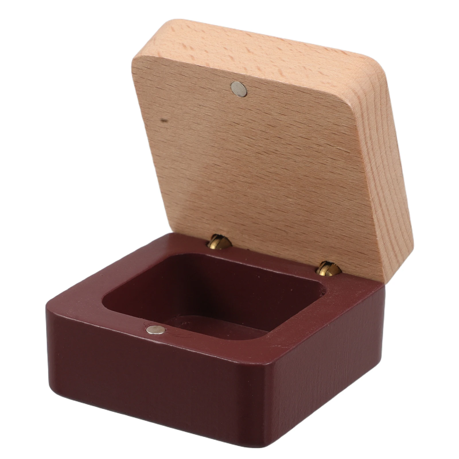 

Wooden Baby Tooth Storage Box Beech Child Keepsake Organizer Hair Curl Container Preservation Newborn