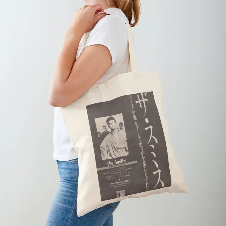 

Japanese Smiths Classic T-Shirt Tote Bag tote bags men reusable shopping bags Canvas shoulder bag shopper bag woman