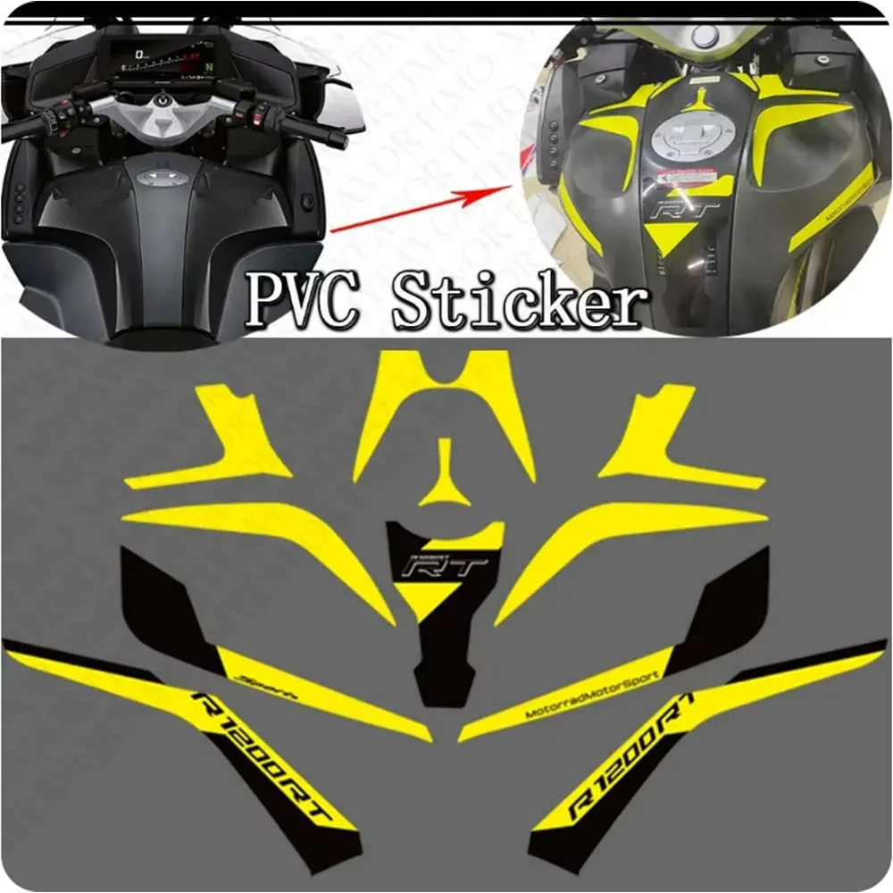 For BMW R1200RT R 1200 RT Motorcycle Fairing Fender Trunk Luggage Cases Protector Tank Pad Grips Kit Knee Wheels Stickers Decals