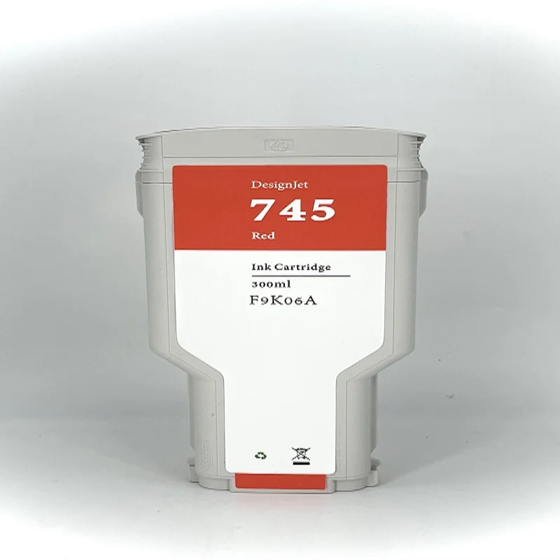 متوافق مع خراطيش الحبر h p745، مناسبة لخراطيش طابعة h p Designjet Z2600، Z5600 Postscript Inkjet ذات التنسيقات الكبيرة