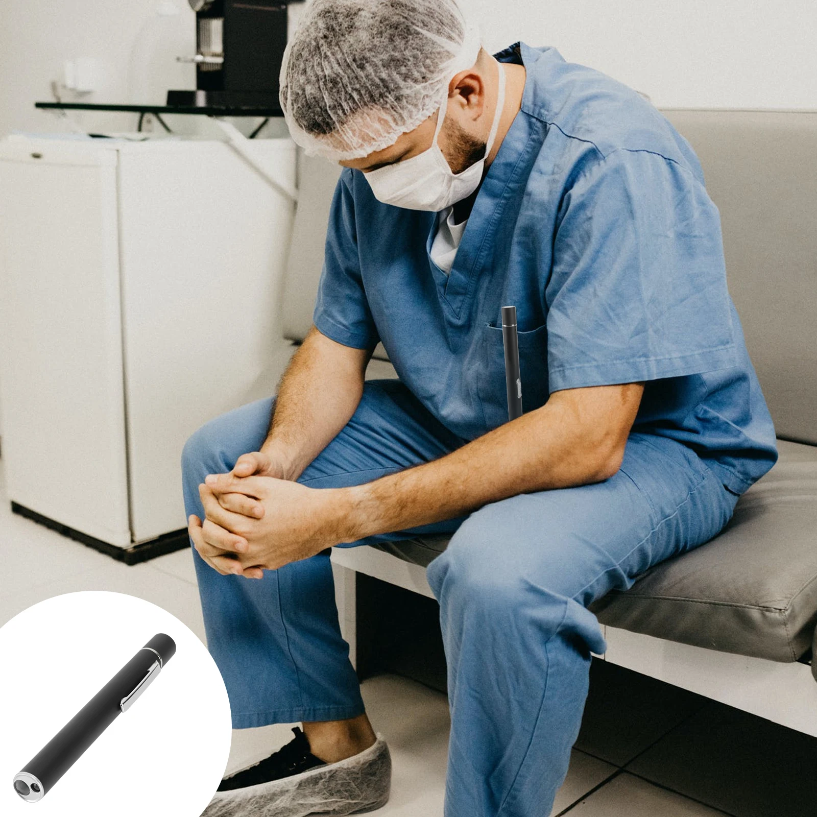 

Stainless Steel Medical USB Rechargeable Pen Flashlight for Nurses Doctors Students Compact LED Pen Electric Torch