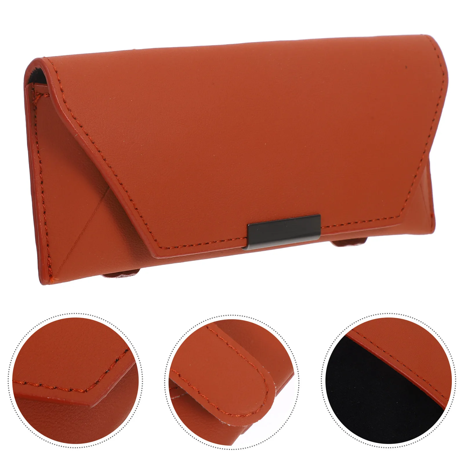 

Car Sunglass Holder Pu Multifunctional Eyeglasses Storage Case Sun Visor Organizer For Small Items Eyeglass Case Box