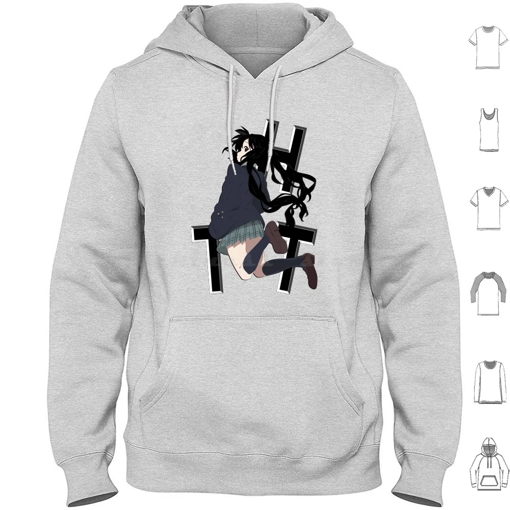 K-On!!-Nakano Azusa Hoodie Cotton Long Sleeve K On Htt Houkago Tea Time Ho Kago Tea Time Moe Afterschool Tea Time