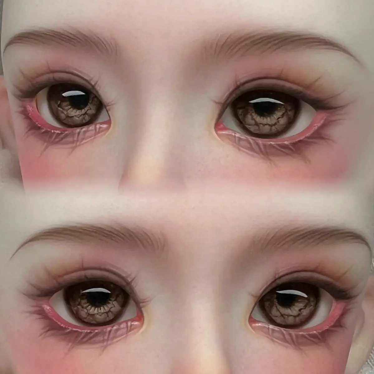 BJD Eyes doll eyes 12mm-16mm doll acrylic real eye pattern Eyes for toys 1/8 1/6 1/4 1/3 SD DD doll accessories 12mm-16mm dol