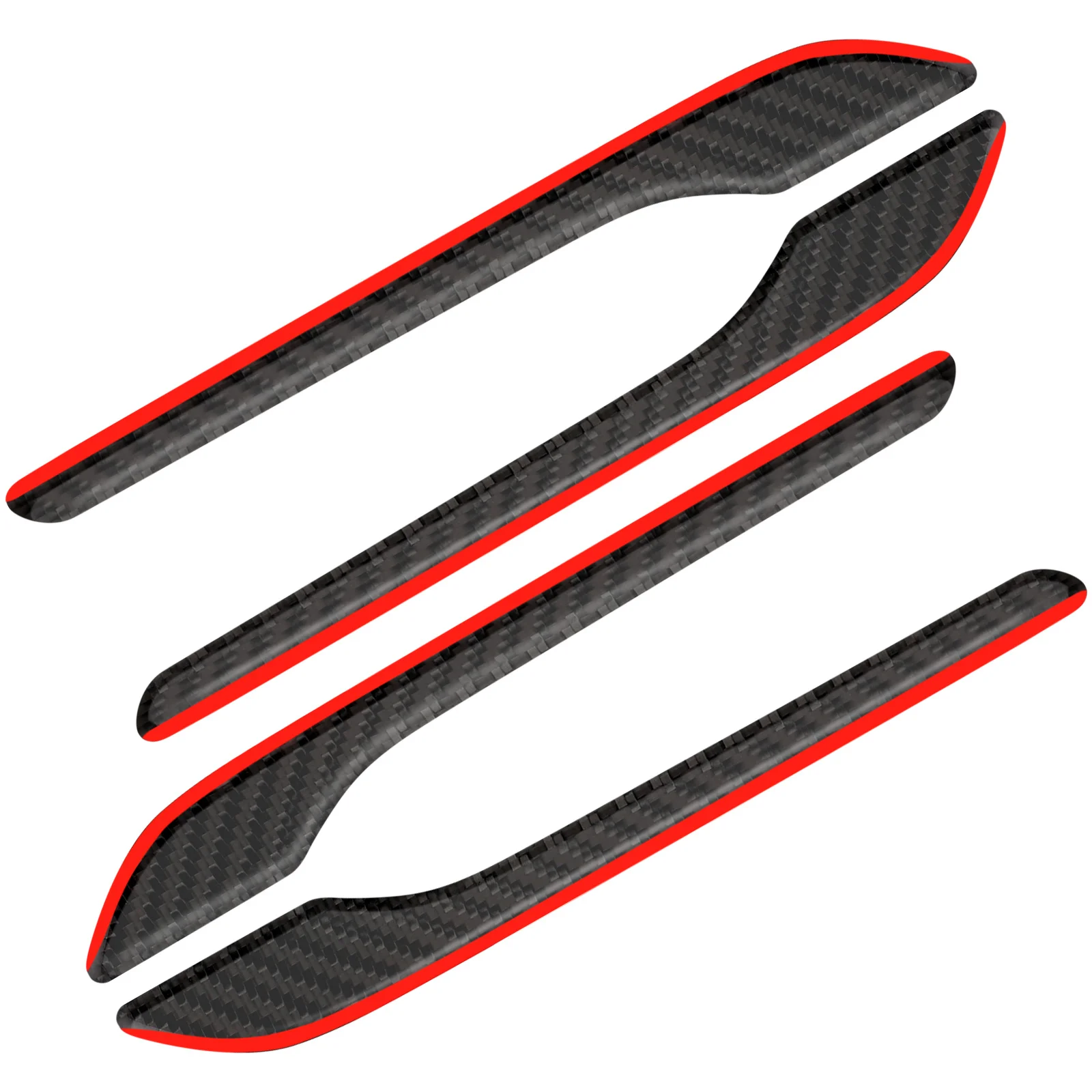 

4Pcs Carbon Fiber Car Door Handle Covers Stylish Exterior Protector Car Door Handle Protective Film