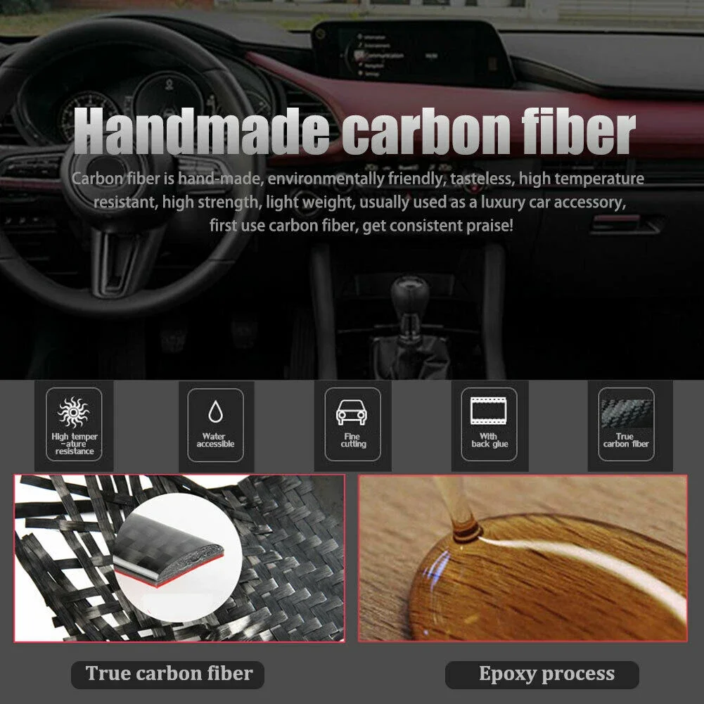 

High Quality Carbon Fiber Interior Panel Trim Cover For BMW 3 Series E90 E92 Perfectly Matches Your Car's Style