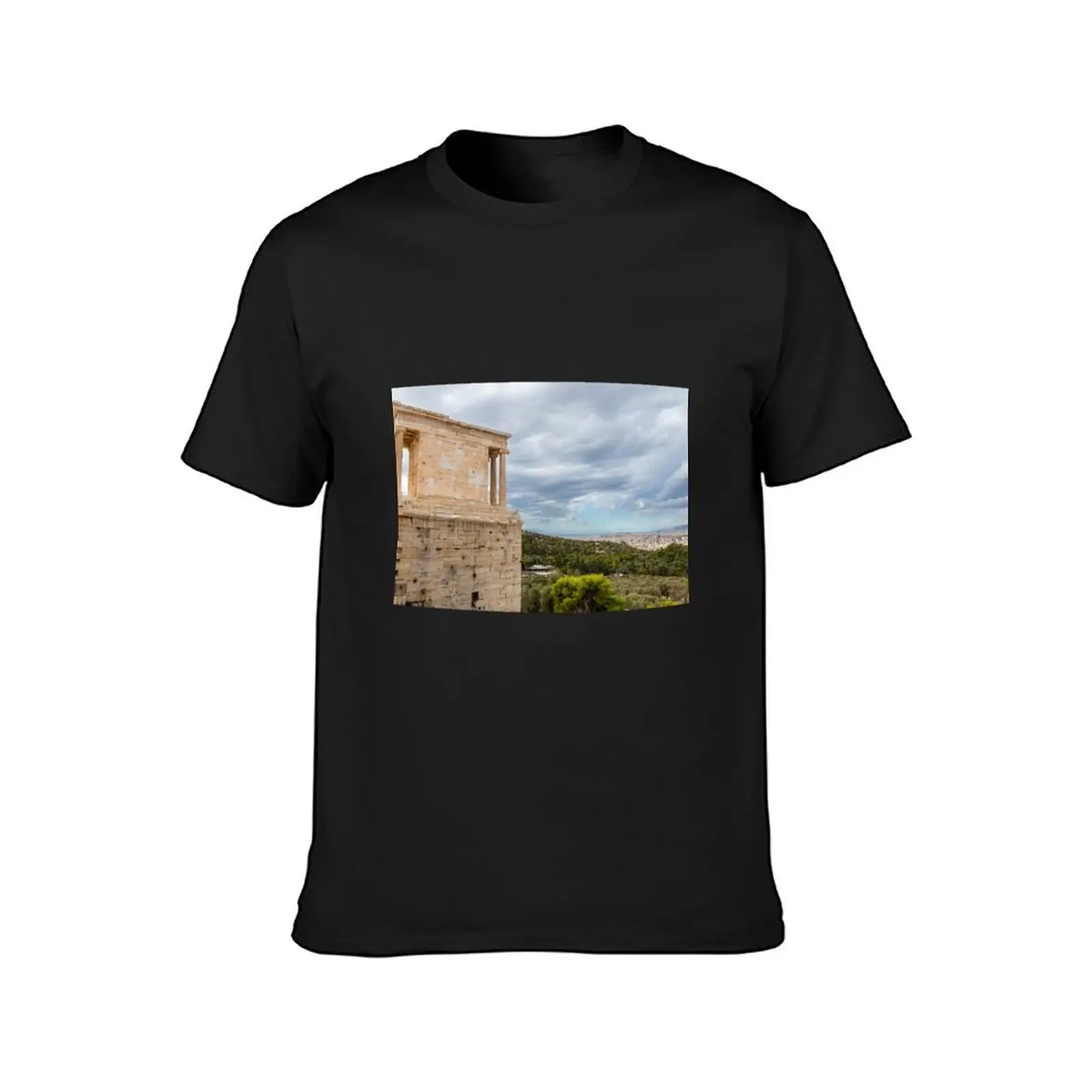 Seeing Athens from Acropolis Hill T-Shirt plus sizes oversizeds blanks anime clothes T-shirt men