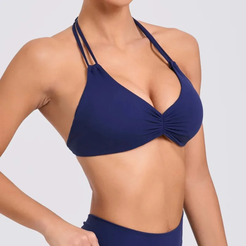 Sport Bra 2025 New Sports Women Yoga Set Clothers GYM Crop Top Home Fitness Workout Underwear Dancing Vest Running Bike Shirt