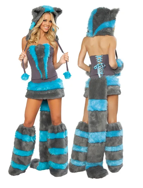 Fursuit Tier-Karneval Halloween Cosplay Party Kigurumi für Erwachsene Frauen Kleid Niedliches Plüsch-Orange-Fuchs-Maskottchen-Kostüm 2026 – Detail 20
