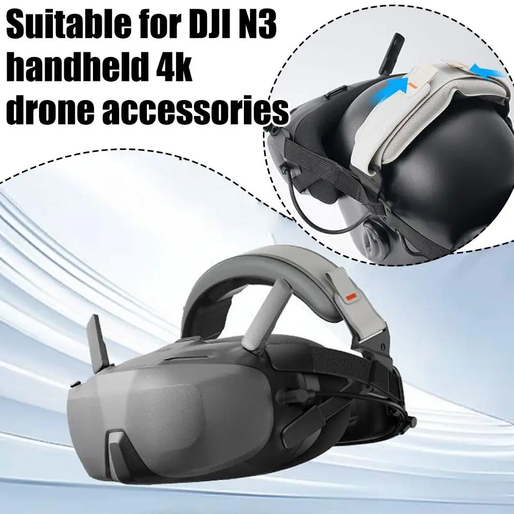 

For Dji N3 Handheld 4k Flying Glasses Decompression Breathable Headwear Comfortable Drone Accessories And V4q6