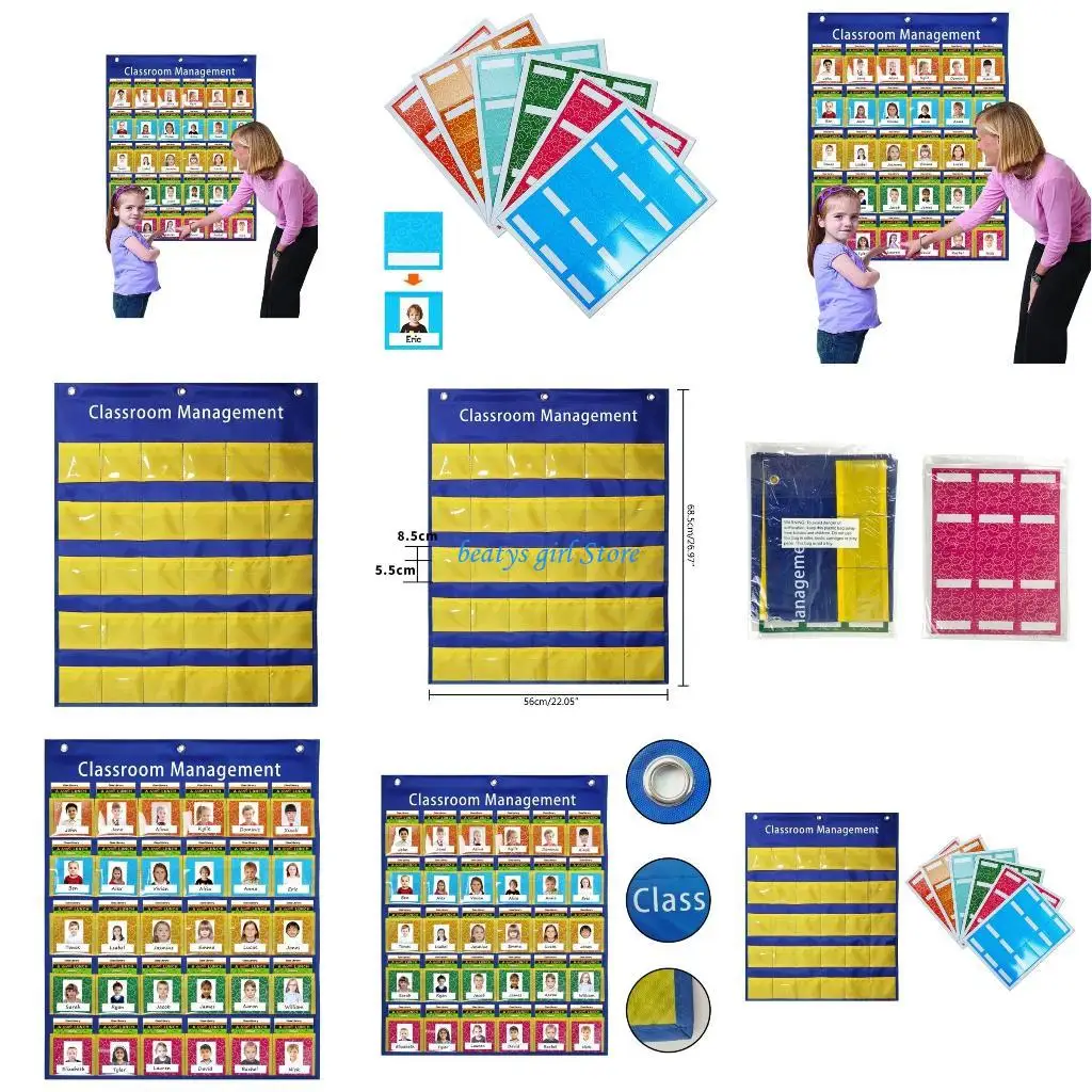 

Карманная диаграмма поведения в классе C7AB 22,5x26,75 дюймов. Карманная диаграмма для хранения, Карманная диаграмма центра для