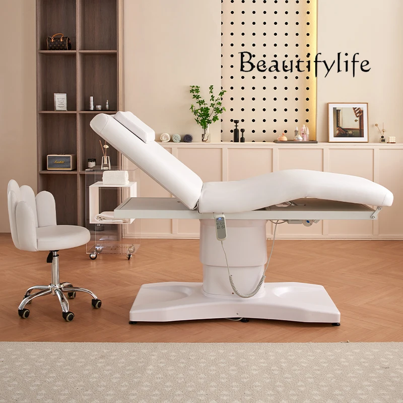 

Nordic electric beauty bed Automatic massage bed Lifting multi-functional tattoo bed