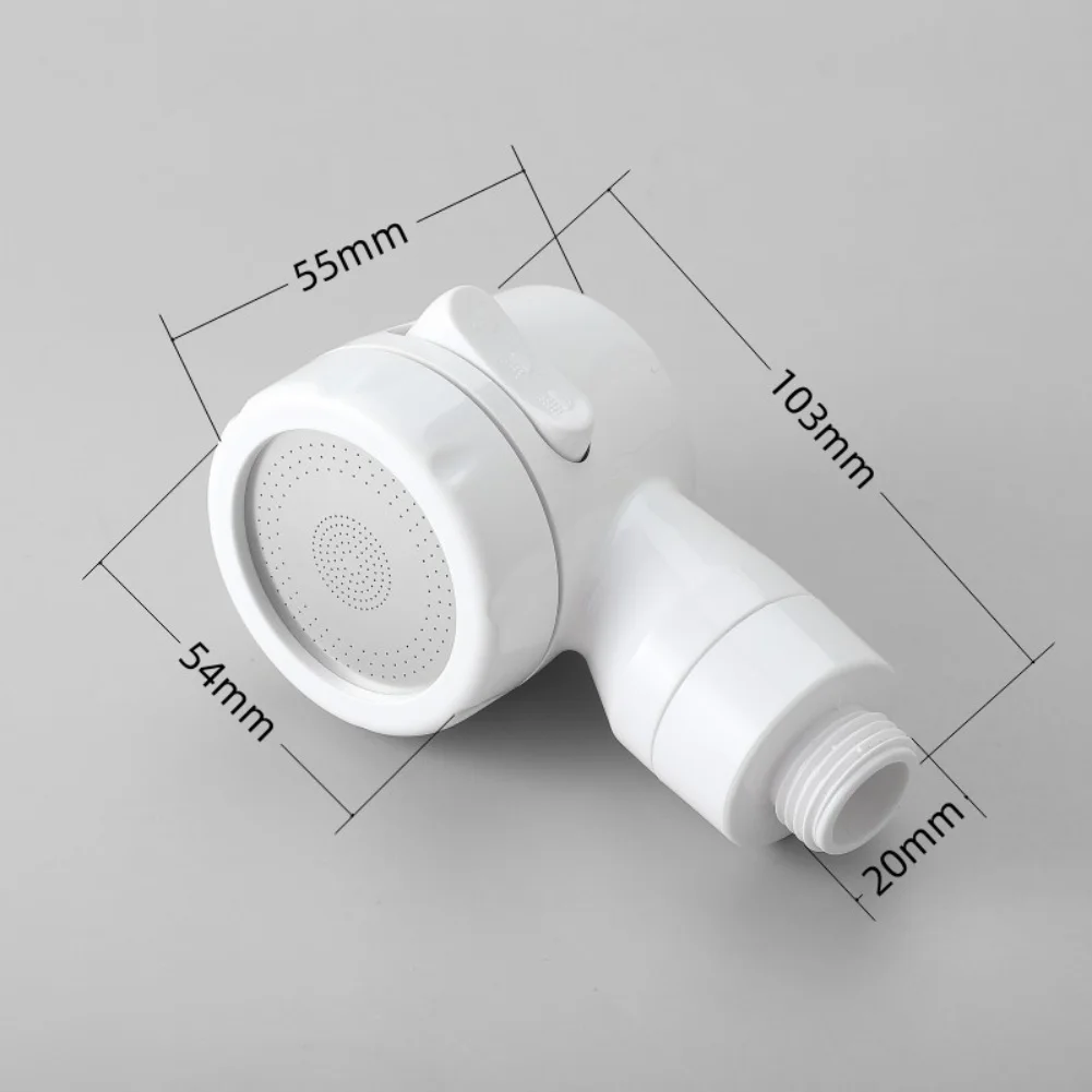 Multifunctional Booster Shower Head With 3 Modes Water Saving Sprayer For Home Salon Bathroom ABS Construction Tool