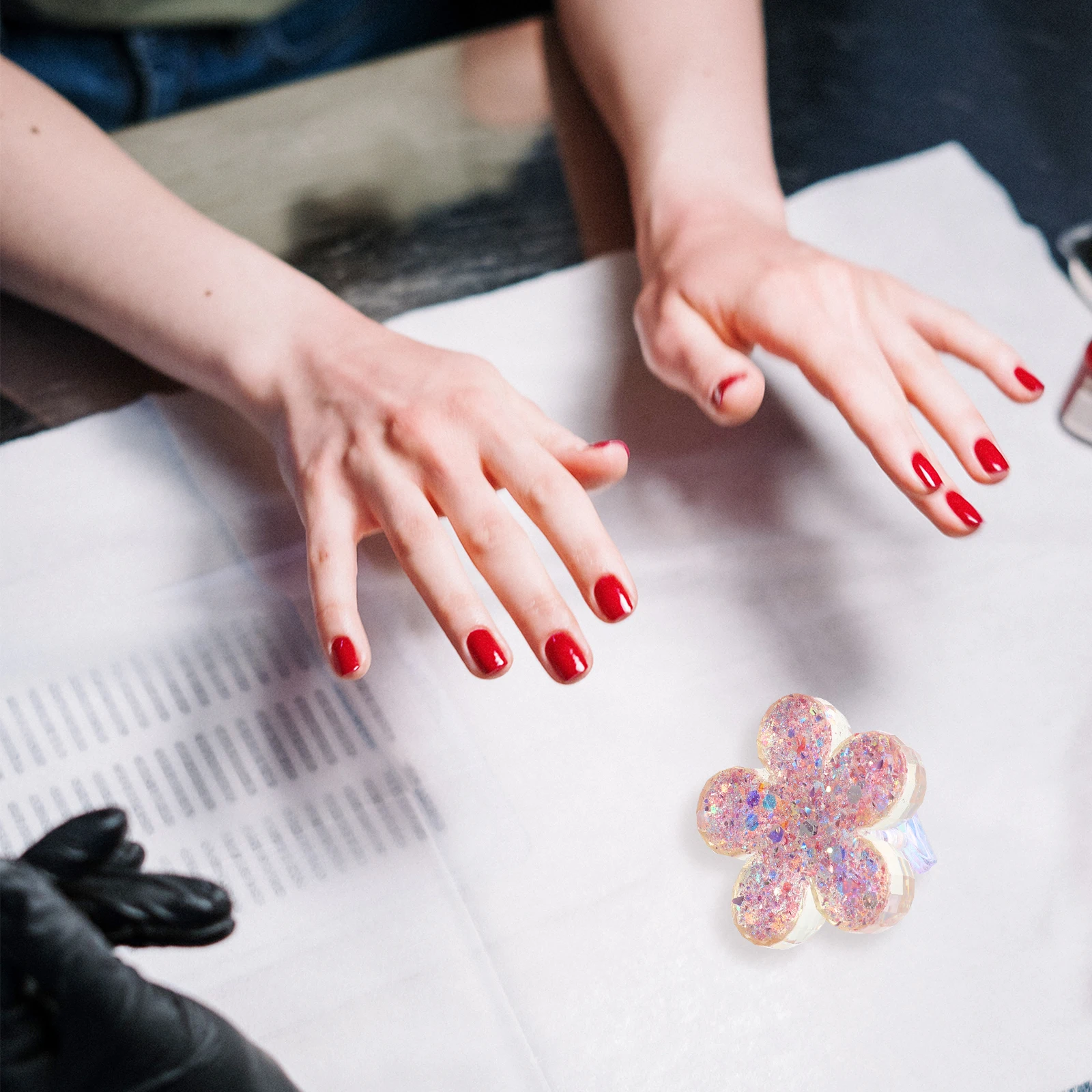 

2pcs Art Practice Bases Stable Non-Slip Support Stands For Manicure Salon Display Rack Tip Holders Diy Rack Nail Display Stand