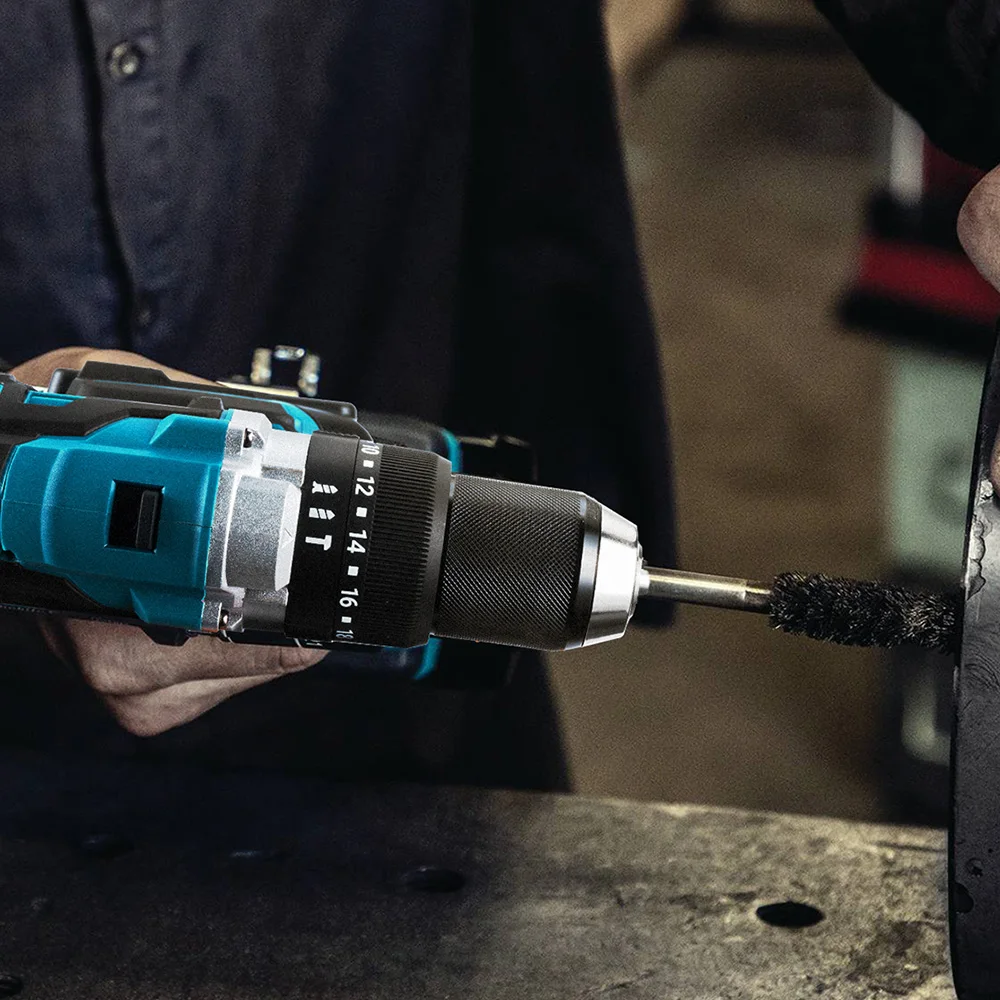 ONEVAN 13MM 650N.M Brushless Electric Impact Drill 20+3 Torque Cordless Screwdriver Drill Power Tool For Makita 18V Battery Pin