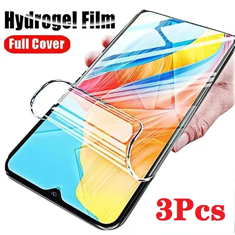 

3Pcs Hydrogel Film For OPPO Reno 13 12 11 10 9 8 Pro Plus 5 Lite 7 6 SE Screen Protector