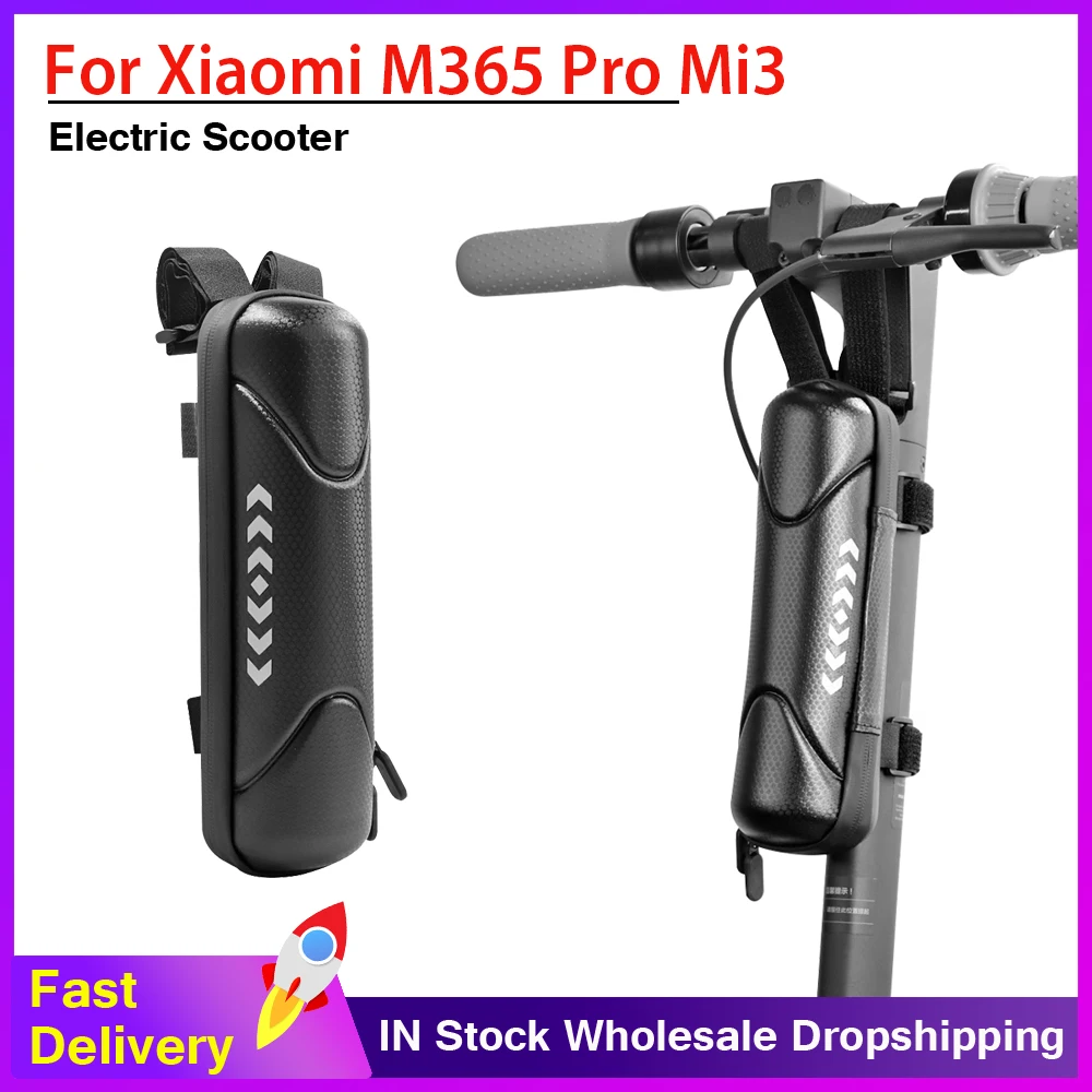 Electric Scooter Front Storage Bag for Xiaomi M365 Pro Pro2 for Mi3 Hard Shell Waterproof Built-in Mesh Bag For Ninebot Scooter