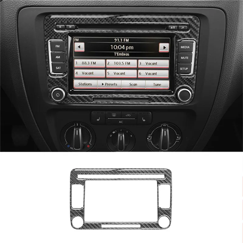 Auto Innen Dekoration Schutz Carbon Faser Aufkleber Für Volkswagen VW Jetta 2011 2012 2013 2014 Auto Styling Zubehör – Detail 10