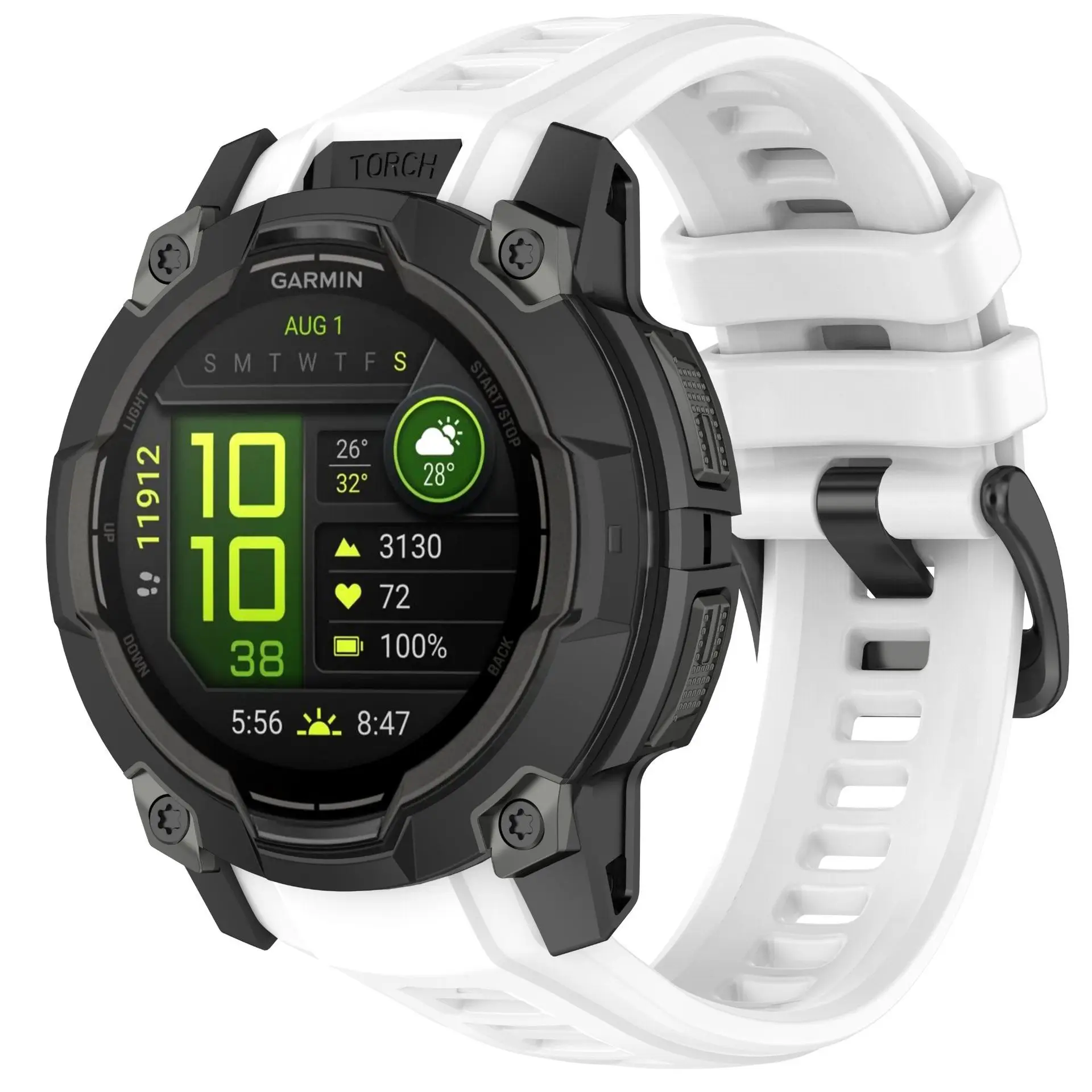 Silikonband für Instinct 3 Solar 50 mm Armband Sportarmband für Instinct 3 Amoled 50 mm Correa No Lücken Armband Armband 26 mm – Detail 8