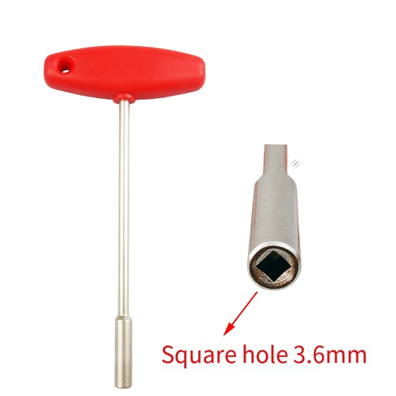 

-A96P Bicycle Concealed Spoke Wrench 3.6Mm T Shaped Sleeve Built-In Spoke Tool Bike Mountain Bike Repair Tool