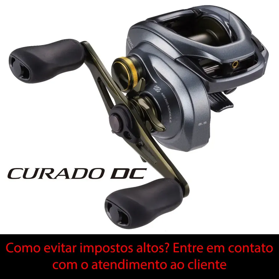 2022 SHIMANO CURADO DC fishing reel Baitcaster 7.4:1/8.5:1 6+1BB 5 kg Power I-DC4 System strength body Smooth light baitcasting