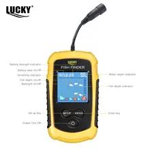 Portable Sonar Fish Finder Alarm 100M 45 Degree Coverage Transducer Lake Sea Fishing #2