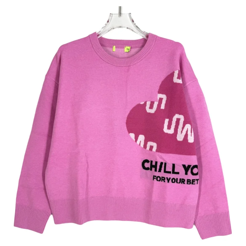 

Faionable round Ne Heart Sweater Women's Casual Sle Autumn New Arrival Warm Thermal Long Sve Crew Ne Knitwear