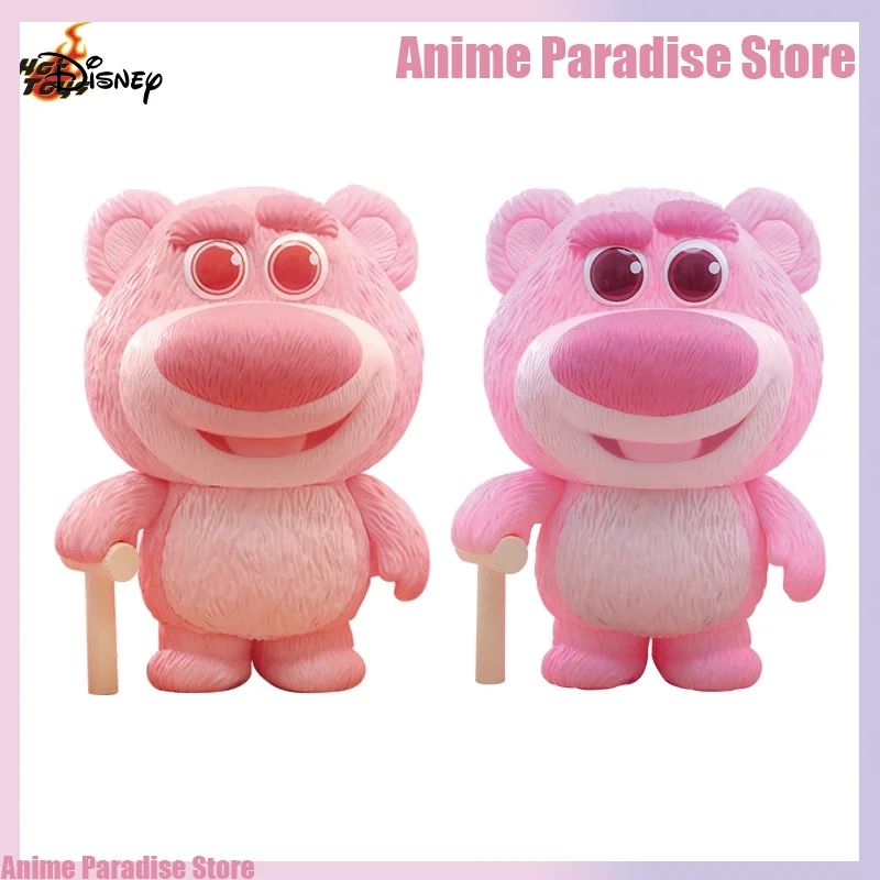 

Disney 31cm Kawaii Toy Story Pink Strawberry Bear Anime Figures Doll Toys Cartoon Strawberry Bear Girls Desktop Decor Toys Gifts
