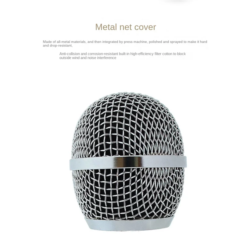 Universal 6.5mm Handheld Wired Dynamic Metal Microphone Portable KTV Karaoke Recording Handheld Megaphone