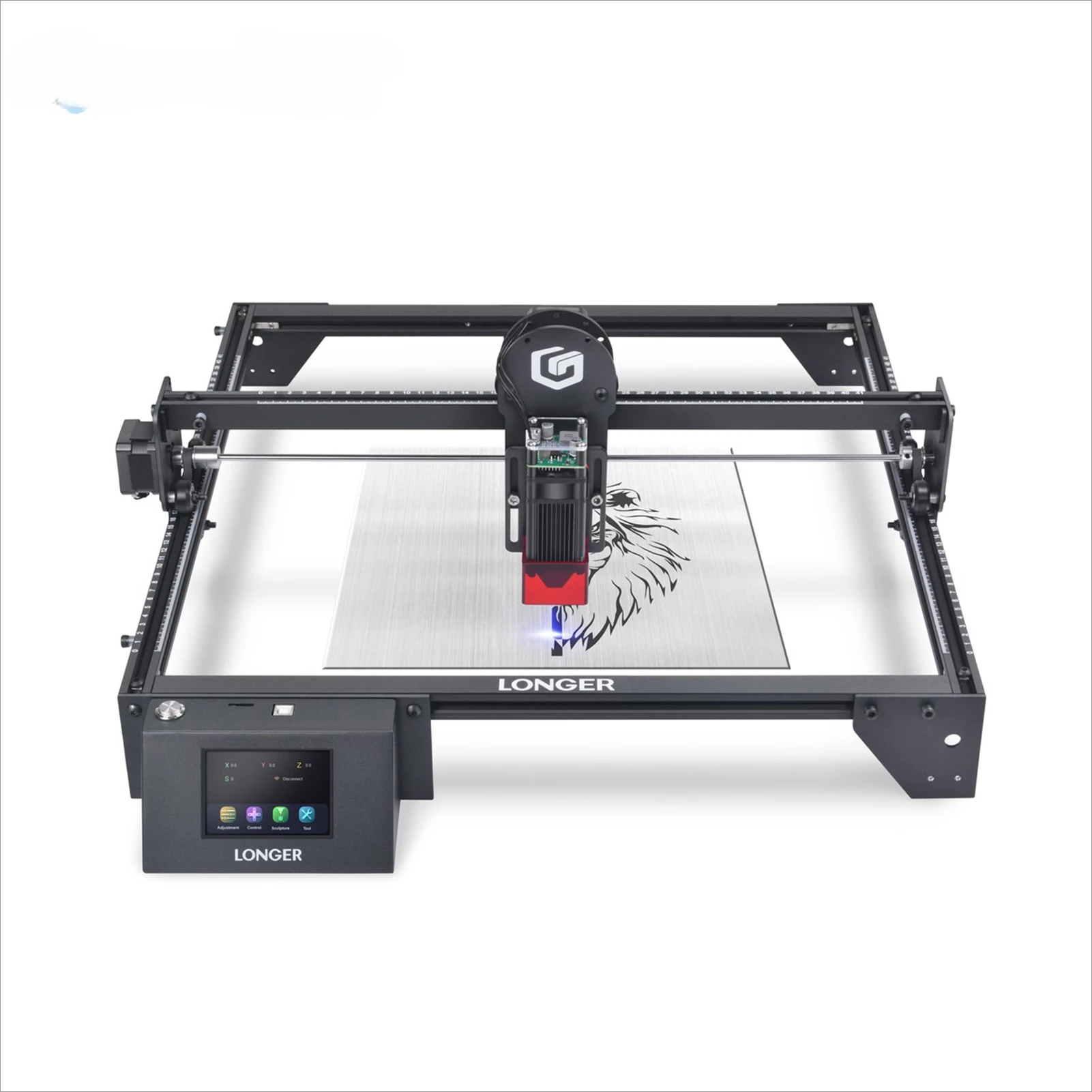 LONGER RAY 5W Laser Engraver Eye Protection 400x400mm Ultrafine Laser Spot Eye Protection Compatible with LaserGRBL LightBurn