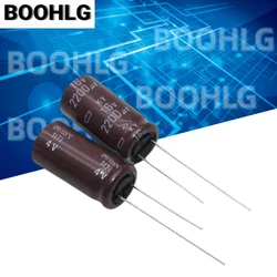 10PCS 2200UF 16V Black Diamond Capacitor 16V 2200UF High Frequency Low Resistance