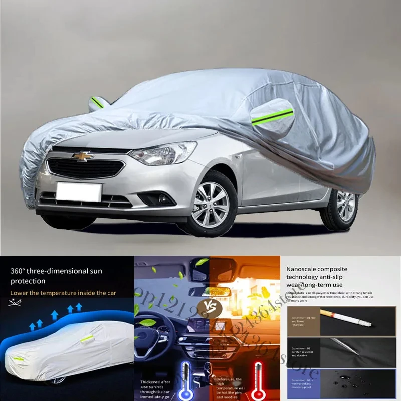 

For Chevrolet-Sail Auto Anti snow Anti dust Anti-uv Anti peeling paint And Anti Rainwater 210t Car cover protection