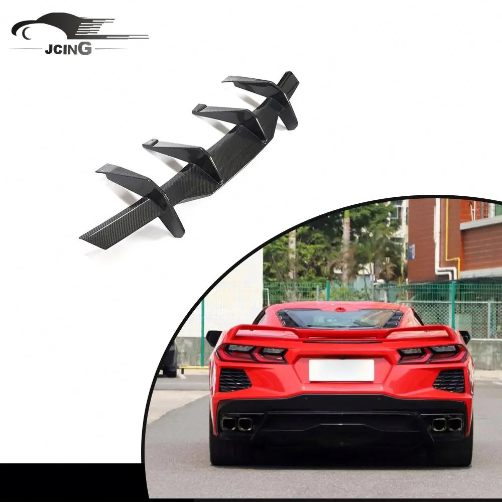 

Подходит для Chevrolet Corvette C8 2020-2021, диффузор заднего бампера из углеродного волокна