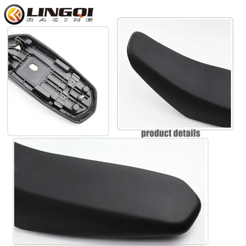 LING QI Motorcycle Seat Cushion CRF 125 110 Water-proof Saddle Stylish Seats For CRF125 Dirt Pit Bike Parts Accessories