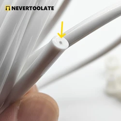 3.5 metri PVC 5mm salto corda pezzi di ricambio accessori di backup con morsetti o tappo cavo di riparazione di ricambio fai da te