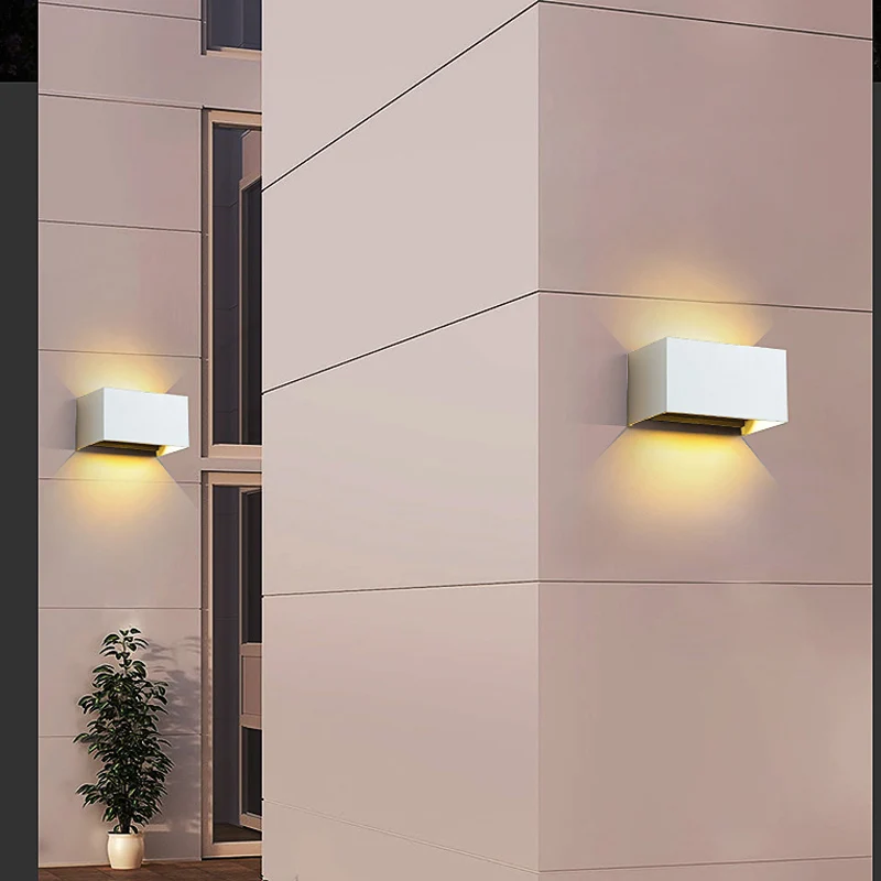 Imagem -05 - Moden à Prova d Água ao ar Livre Lâmpada de Parede Pir Sensor Movimento Luz da Varanda do Jardim Frontdoor Preto Corpo da Lâmpada Alumínio Walllight Interior